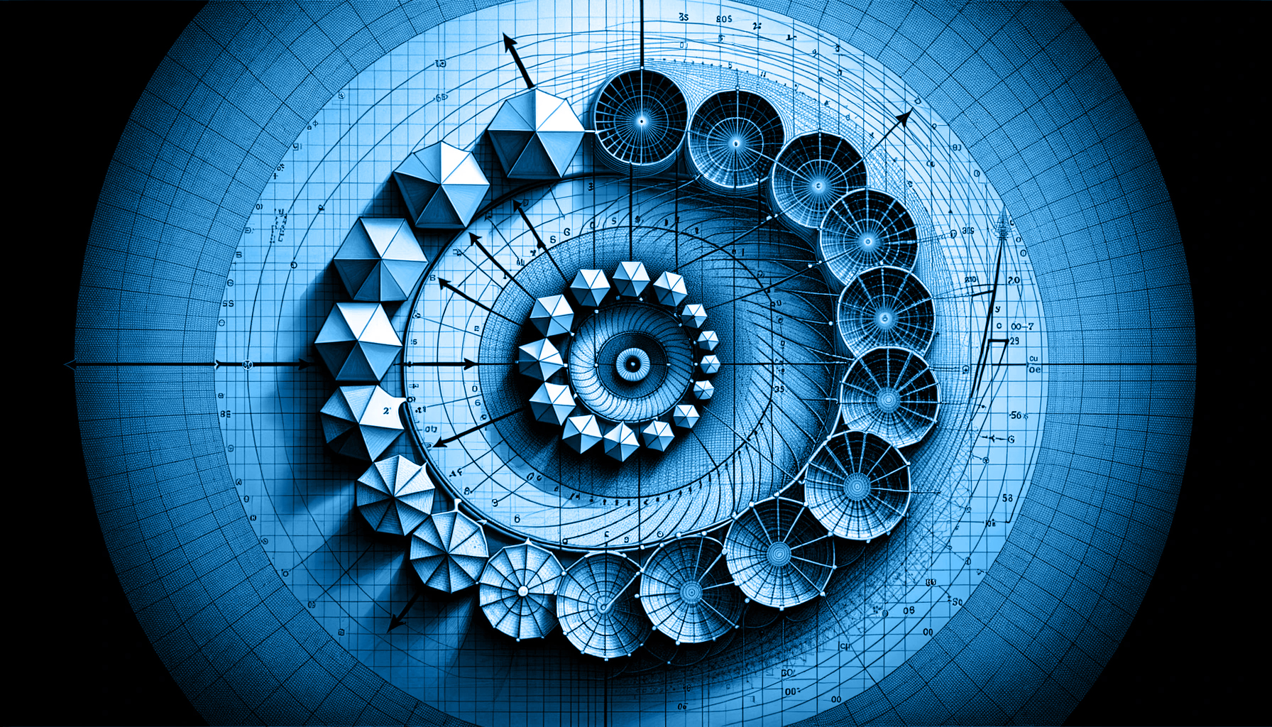 Sacred geometry representing natural order in commerce